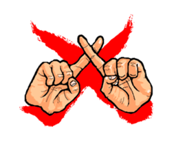 The art of a hand (Ver.2) sticker #687505