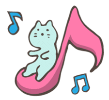Pianist Cat "Nyappi" sticker #687597