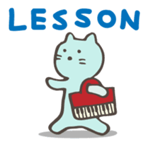 Pianist Cat "Nyappi" sticker #687603