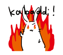 Kabaddi rabbit sticker #687759