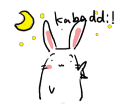 Kabaddi rabbit sticker #687763