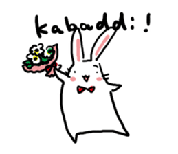 Kabaddi rabbit sticker #687767