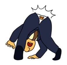 Samrai-boy and pleasant friends sticker #687872