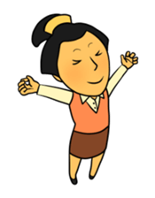 Samrai-boy and pleasant friends sticker #687881