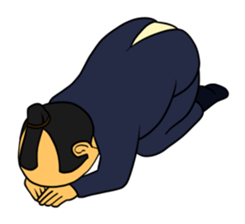 Samrai-boy and pleasant friends sticker #687893