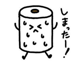 Toilet paper sticker2 sticker #688090