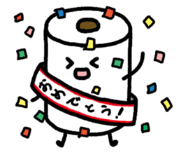 Toilet paper sticker2 sticker #688096