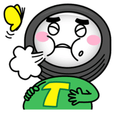 Tire-Korokoro-Man sticker #688259