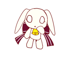 Ribbon rabbit* sticker #688429