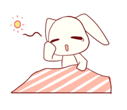 Ribbon rabbit* sticker #688430