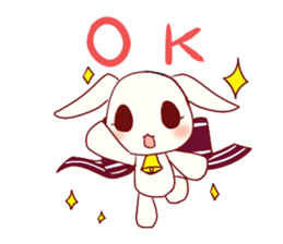 Ribbon rabbit* sticker #688433