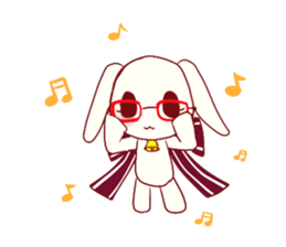 Ribbon rabbit* sticker #688436