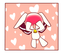Ribbon rabbit* sticker #688437