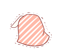 Ribbon rabbit* sticker #688439