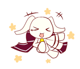 Ribbon rabbit* sticker #688442