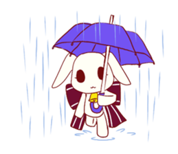 Ribbon rabbit* sticker #688450