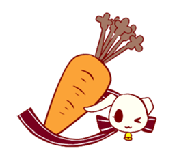 Ribbon rabbit* sticker #688454