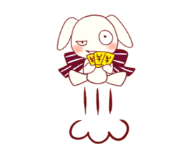 Ribbon rabbit* sticker #688455