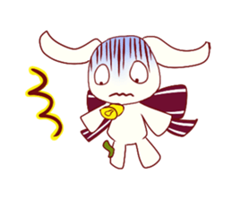 Ribbon rabbit* sticker #688456