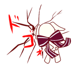 Ribbon rabbit* sticker #688457