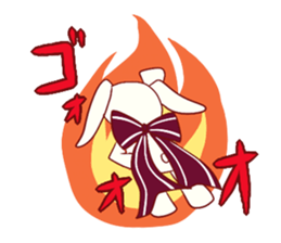 Ribbon rabbit* sticker #688458