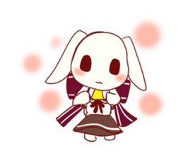 Ribbon rabbit* sticker #688459