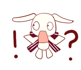 Ribbon rabbit* sticker #688460