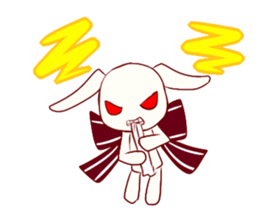 Ribbon rabbit* sticker #688464