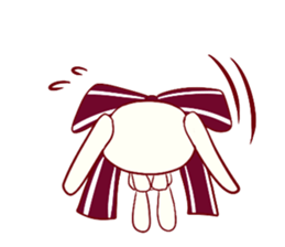Ribbon rabbit* sticker #688465