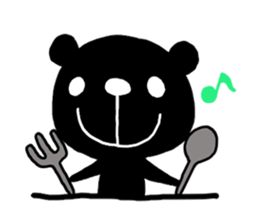 Black Bear sticker #688987