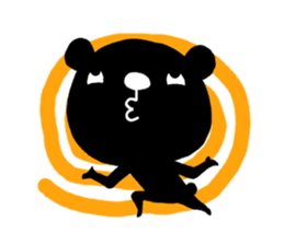 Black Bear sticker #688988