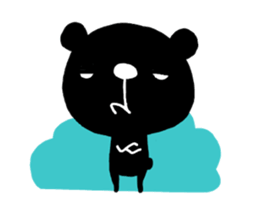 Black Bear sticker #688989