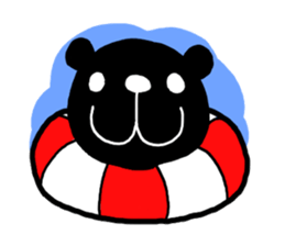 Black Bear sticker #688990