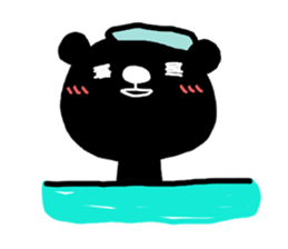 Black Bear sticker #688998