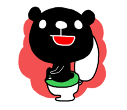 Black Bear sticker #688999