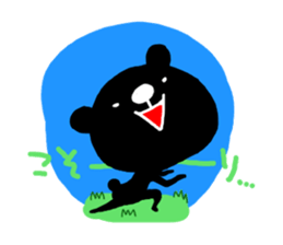Black Bear sticker #689003