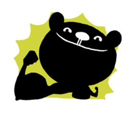 Black Bear sticker #689007