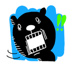 Black Bear sticker #689008