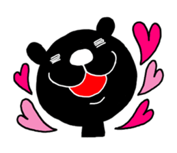 Black Bear sticker #689012