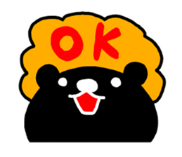 Black Bear sticker #689016