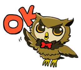 owl-Sticker sticker #689146