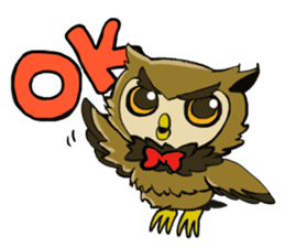 owl-Sticker sticker #689146