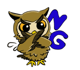 owl-Sticker sticker #689147