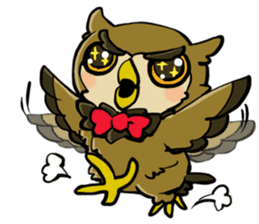 owl-Sticker sticker #689152