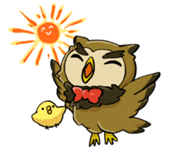owl-Sticker sticker #689169