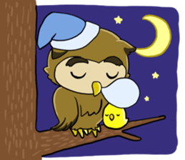 owl-Sticker sticker #689174