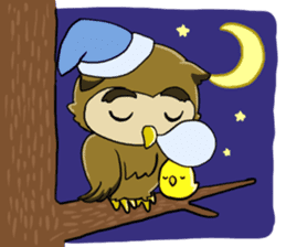 owl-Sticker sticker #689174