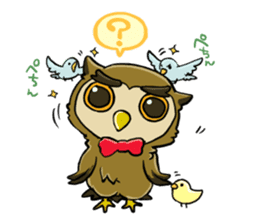 owl-Sticker sticker #689182