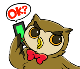 owl-Sticker sticker #689183