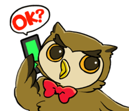 owl-Sticker sticker #689183